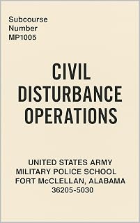 Civil Disturbance Operations : Subcourse MP1005, Edition C)