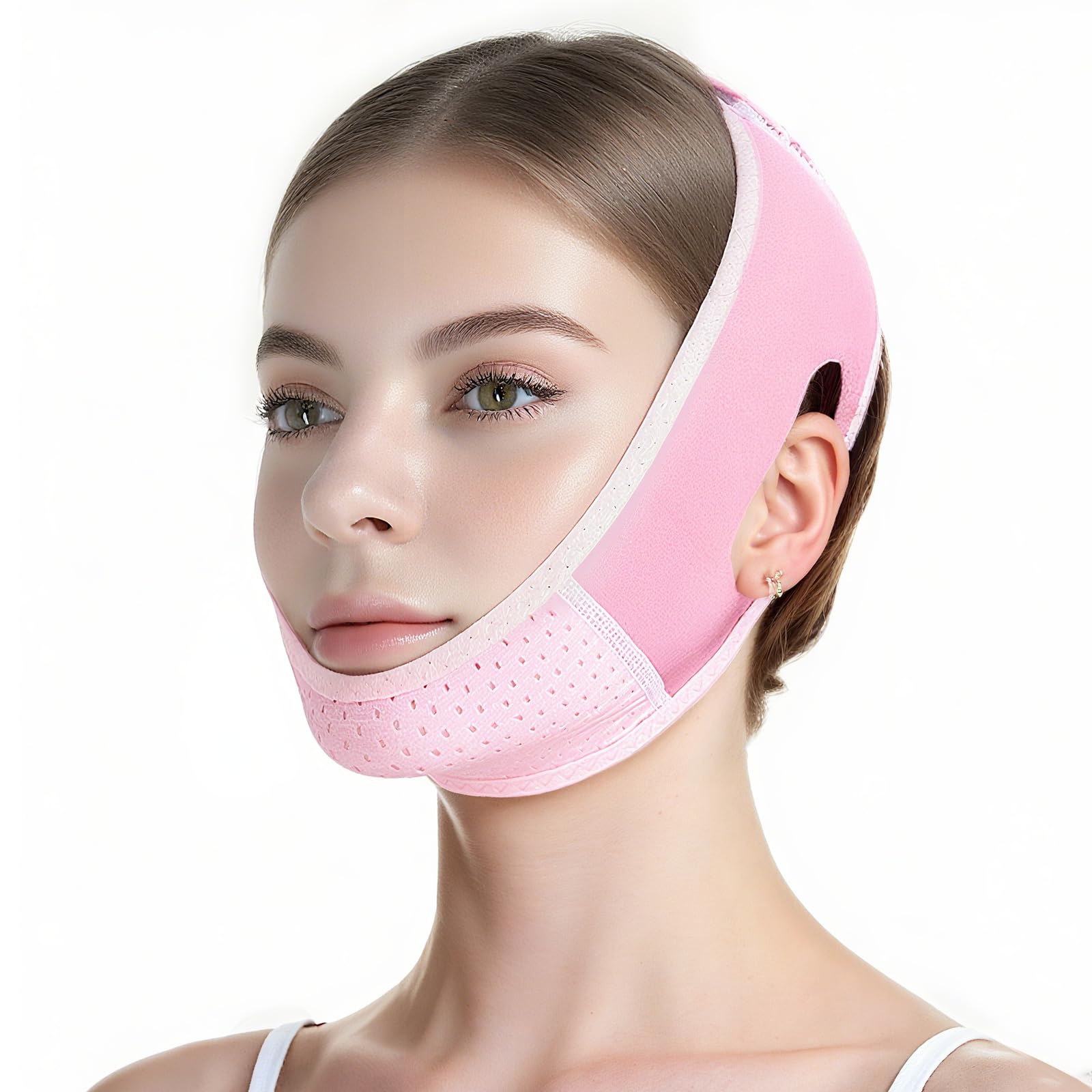 V Gesichtsmasken, Wiederverwendbare V-Linienmaske, Face-Lifting Maske, Doppelkinn Entferner Lifting-Maske, Chin Strap, face slimming band, für Doppelkinn und schlaffe Gesichtshaut