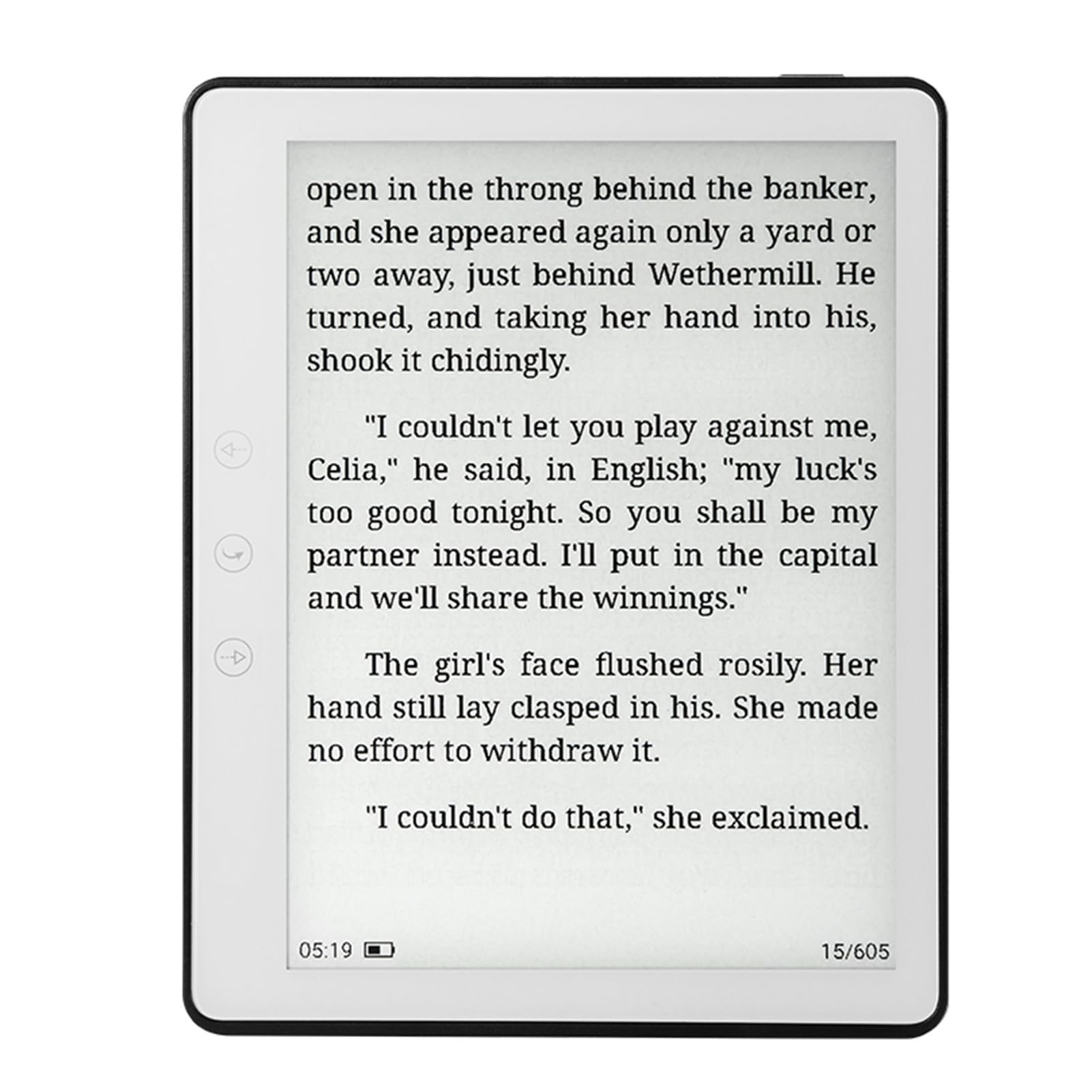 Tosuny 5,76 Zoll E-Reader, Schlankes Design, Klares Display, Tragbarer E-Book-Reader für Erwachsene, 8.1 mit Langlebigem (1G+16G)