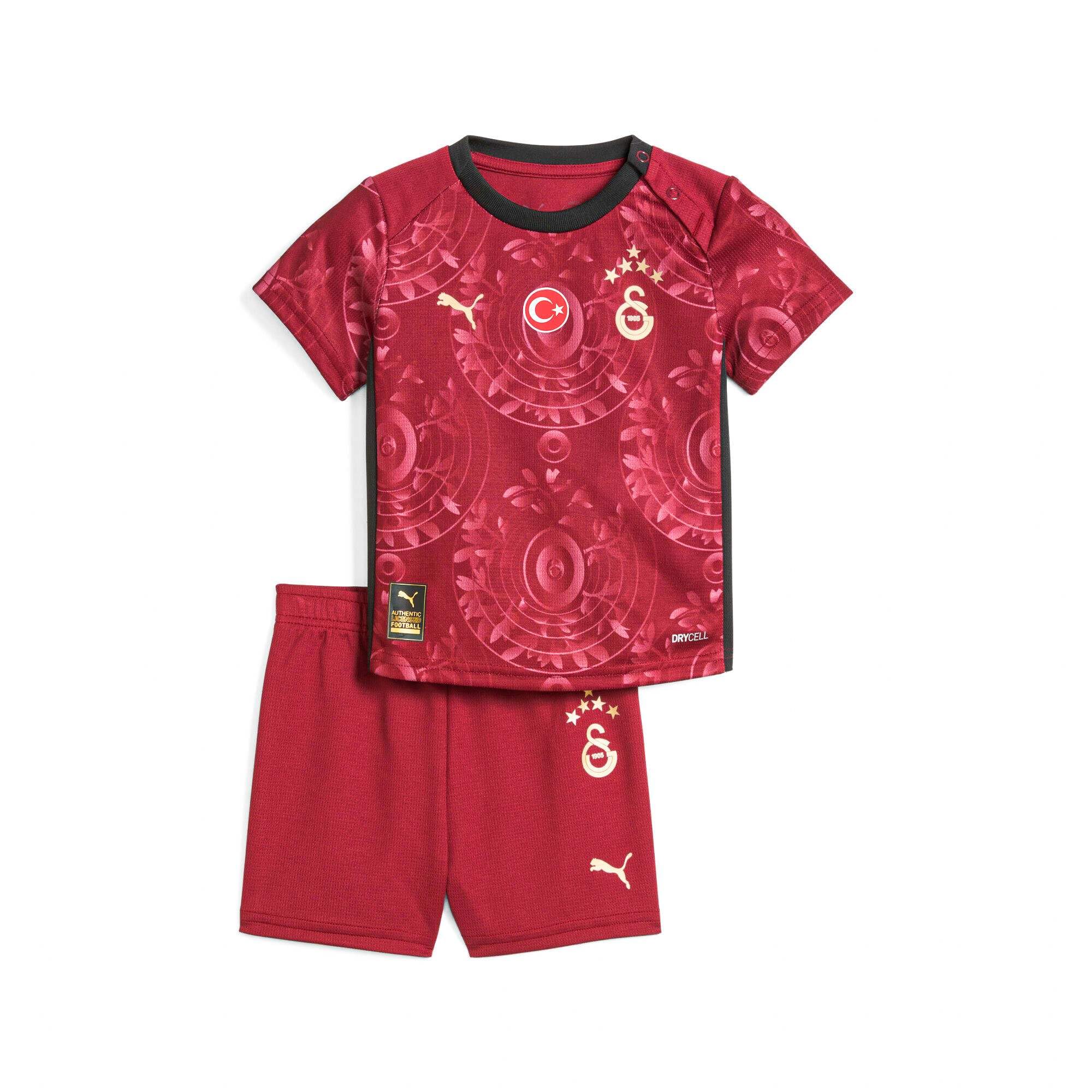 Unisex Çocuk GSK Third Babykit w/oS w/oS Eşofman Takımı Team Regal Red PumaTeam Gold 1-2 YAŞ