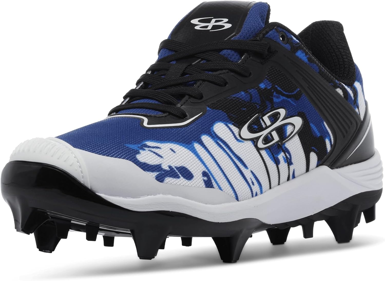 Boombah Viper Women's Molded Cleat - Graffiti Drip Pitching Toe - Multiple Color Options - Multiple Sizes