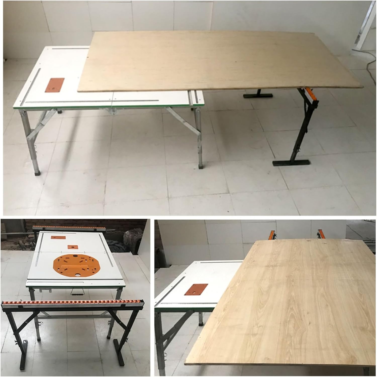 Carpenter Support Stand, Folding Work Bench, Work Bench, Saw Horse, Work Bench Folding, Saw Bench, Multifunctional Assistance on casters Adjustable Stand