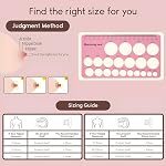 Nipple Rulers, Flange Inserts Sizing Measurement Tool for Breast, Soft Silicone Flange Size Measure, Nipple Measuring for New Mums/Women