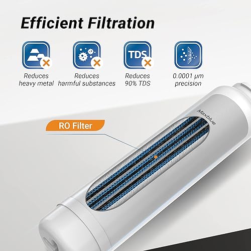 Miniatura 3 de Maxblue Filtro MB-H7-RO, vida útil de 2 años, repuesto para sistema de ósmosis inversa MB-H7