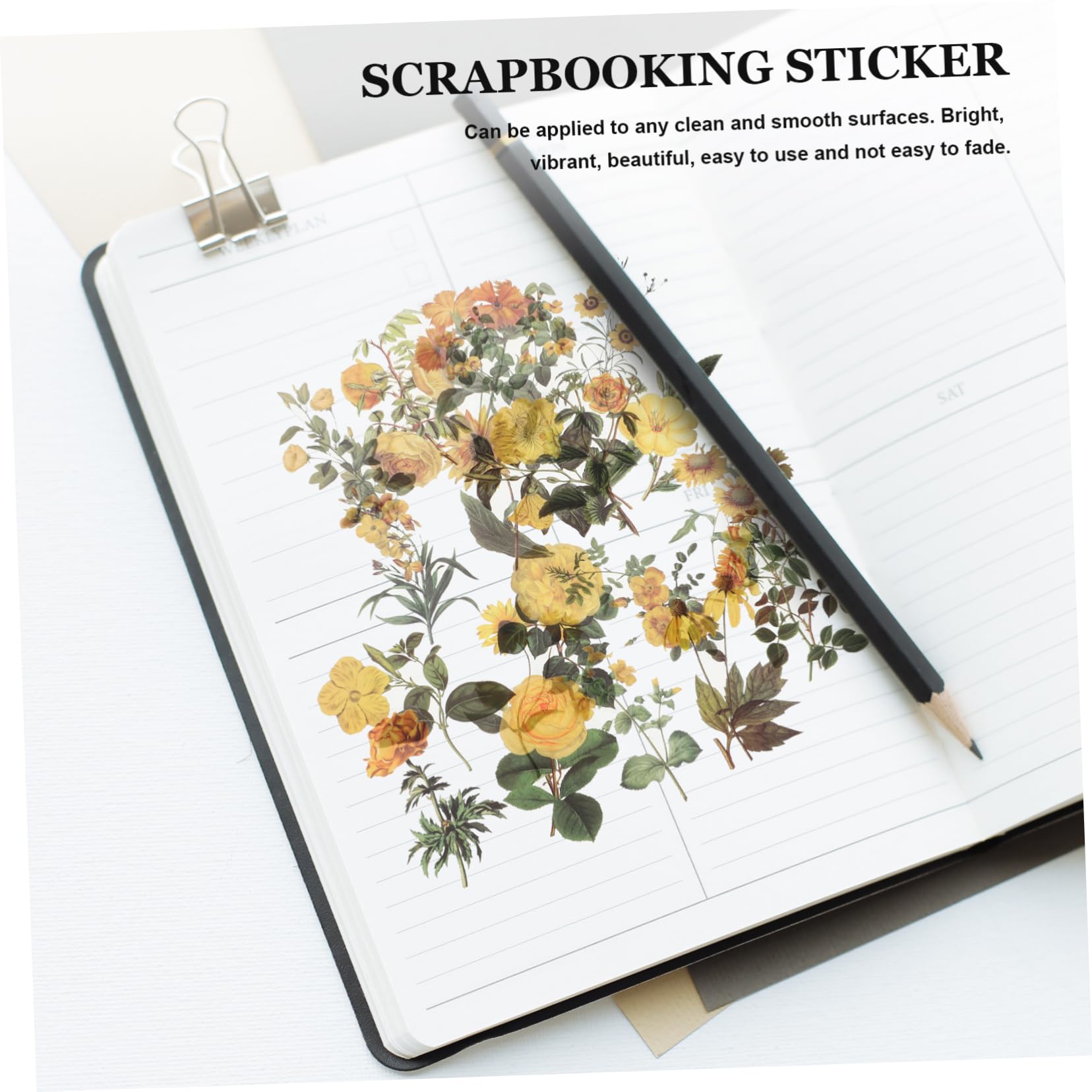 Tofficu 24paquets Autocollants Décoratifs Pour Scrapbooking Lot Stickers Plastique Pour Journal Et Bricolage Pour Projets Créatifs Et Personnalisation Objets