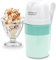 DASH Máquina De Sorvete My Pint (Aqua): Cremoso Multiuso Para Gelato Caseiro, Sorvete, Iogurte Congelado, Inclui Colher Misturar, Fácil Limpar E Armazenar
