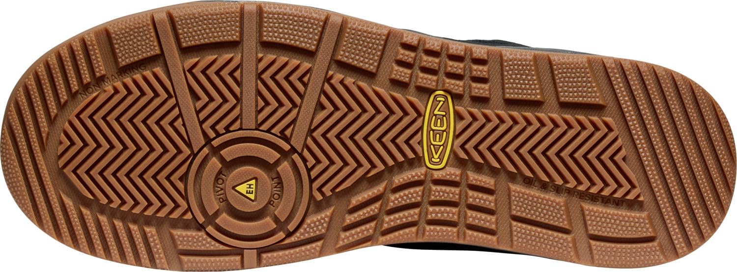 KEEN Utility mens Gibson Mid Height Soft Toe Athletic Traction Durable Leather - Image 5