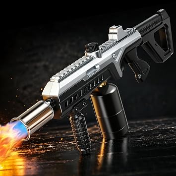 Propane Torch with Adjustable Flame, Powerful Blow Torch Flamethrower for Grilling, Steak Searing, Charcoal Starter, Weed Burning & Snow Clearing Tank Not Included