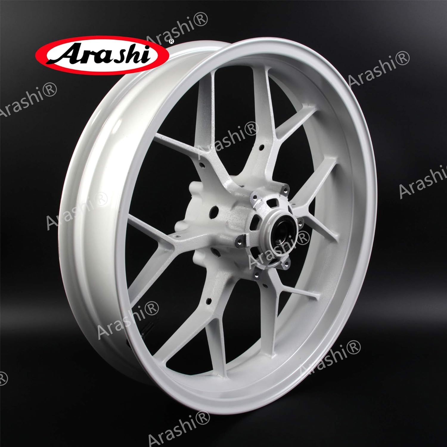 Arashi Front Wheel Rim for Honda CBR1000RR 2008-2016, Motorcycle Replacement Accessories Parts White