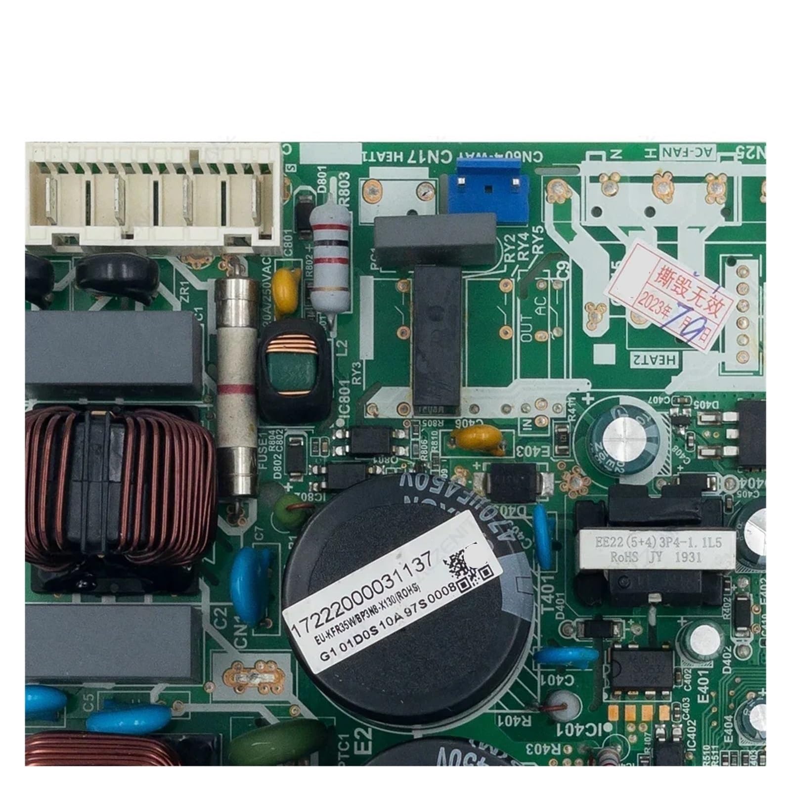 Tablero De Control De Aire Acondicionado De Unidad Exterior, Compatible Con Midea, EU-KFR35W / BP3N8-X130 17222000031137 PCB Inversor(For DC Fan)