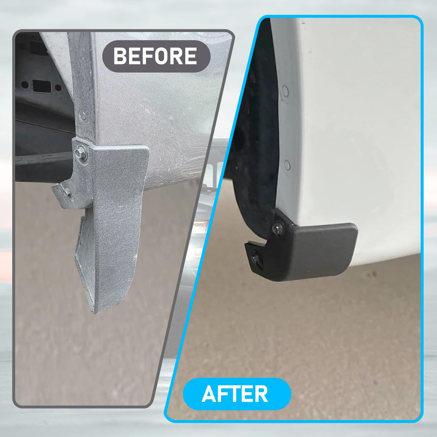 Mud Flap Delete Compatible with Ford F150 2WD/4WD 2021-2026, Mud Guards Mudflaps Compatible with Ford F150 Accessories
