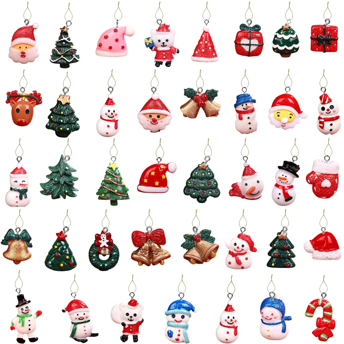 30 Pièces Ornements Glands Artificiels Pour Décoration - Taille 3x1,6x1,6 Cm - Couleurs Assorties - DIY Noël, Automne, Fête - 13