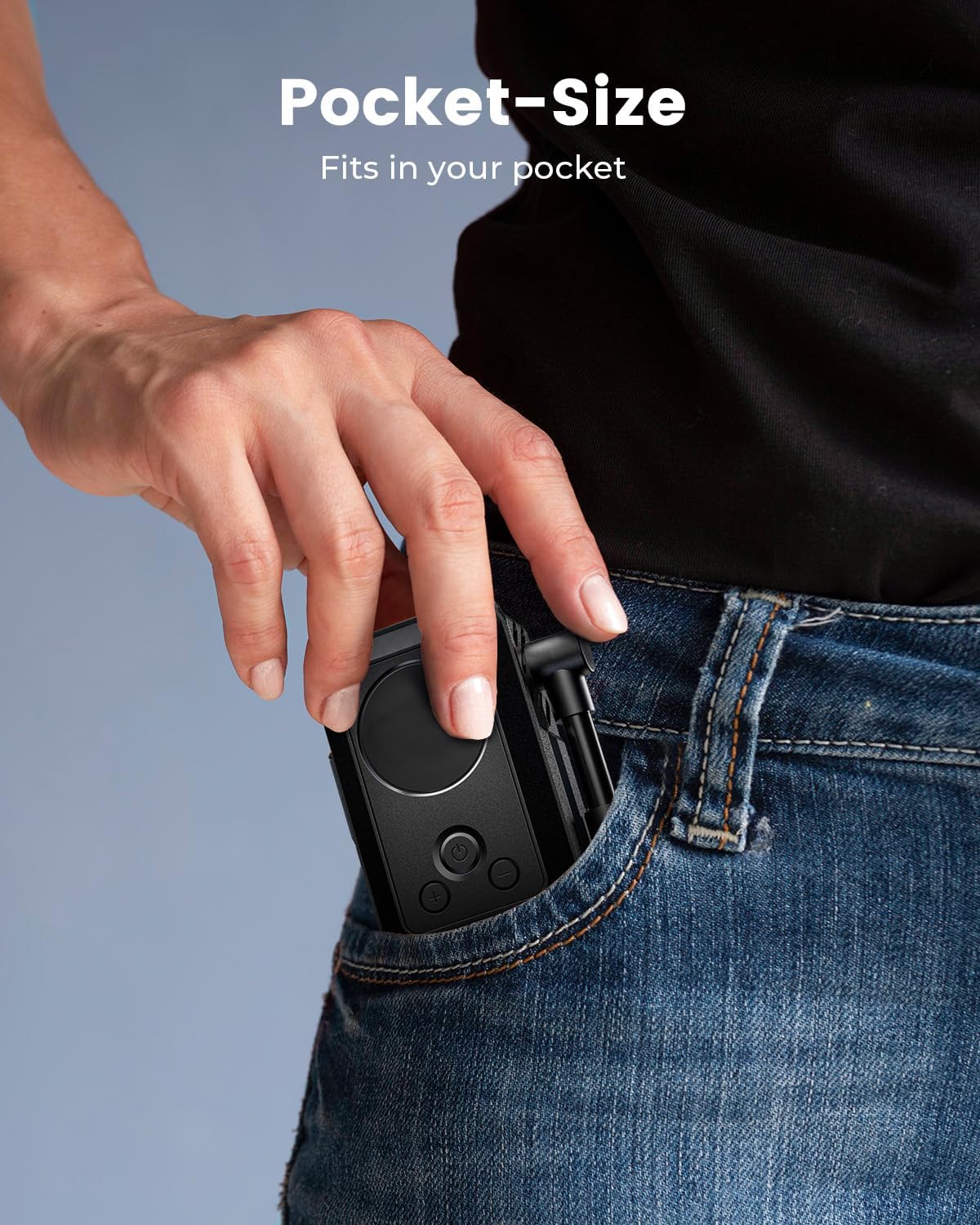 ETENWOLF Mini Bike Pump,20s Fast Inflate Bicycle Pump with Guage,150PSI Portable Electric Bike Air Pump with Presta and Schrader Valve for Mountain Bike,Road Bike,Motorcycle,Car,Sport Ball - Image 8