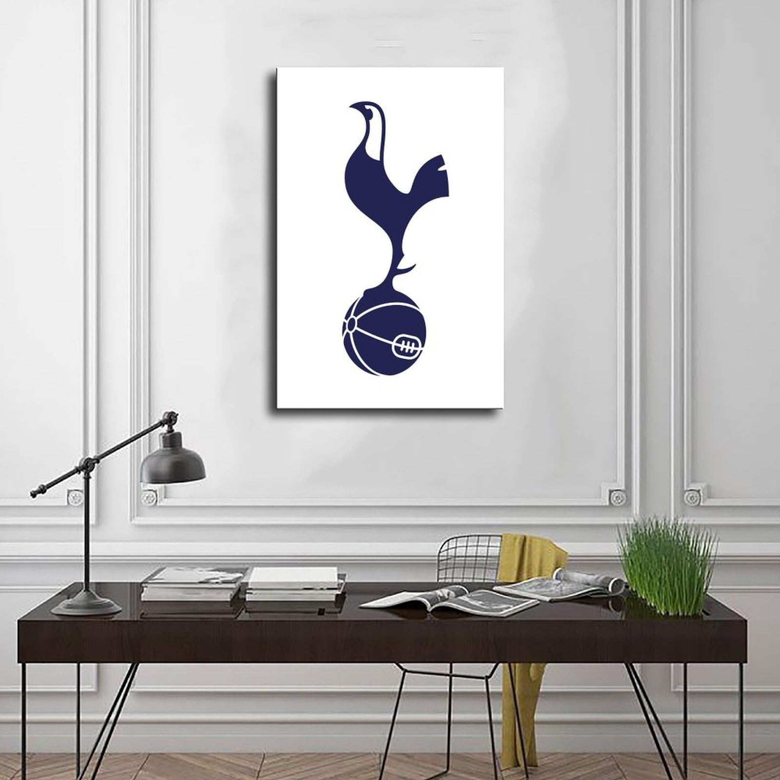 Poster su tela della squadra di calcio, decorazione per camera da letto, ufficio, stanza, regalo, 60 x 90 cm
