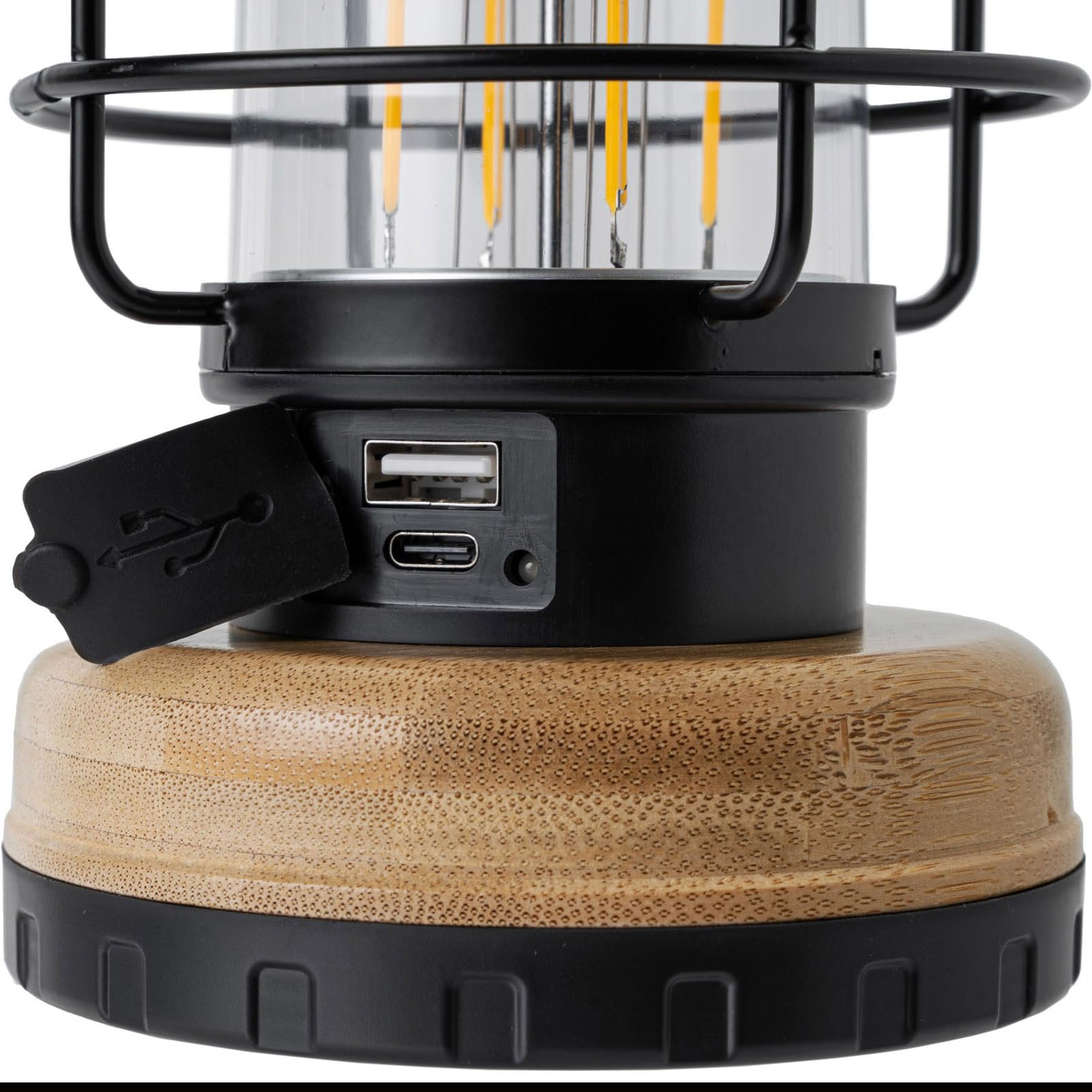Brunner Camping Lampe Lamparina Outdoor Hänge Laterne Akku USB Aufladbar LED