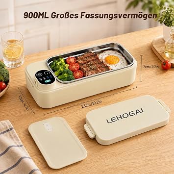 Wireless Electric Lunch Box Thermal Container 7200 mAh Heated Lunch Box