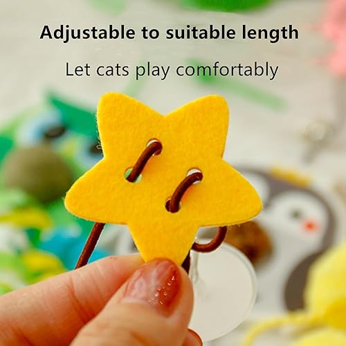Miniatura 5 de 1 paquete de juguetes colgantes de hierba gatera para gatos, juguetes confiables para colgar en la puerta, juguete para jugar, perseguir ejercicio