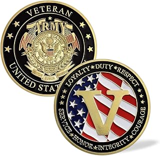 United States Army Veterans Military Challenge Coin Collection Gift