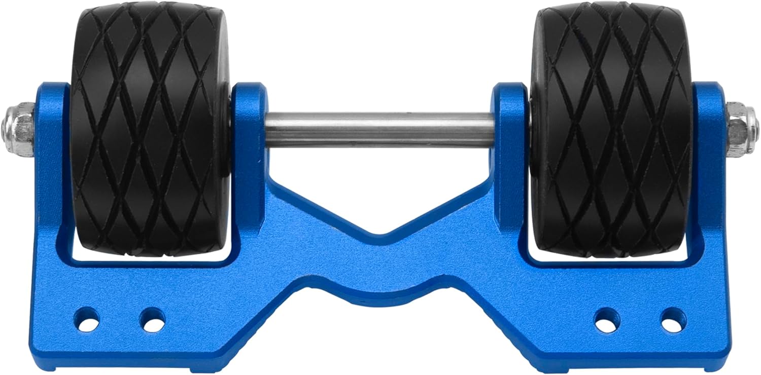 ShareGoo Metal Wheelie Bar Set Front Stand Up Wheel Upgrades Part Compatible with Traxxas 1/10 Maxx RC Monster Truck (Blue)