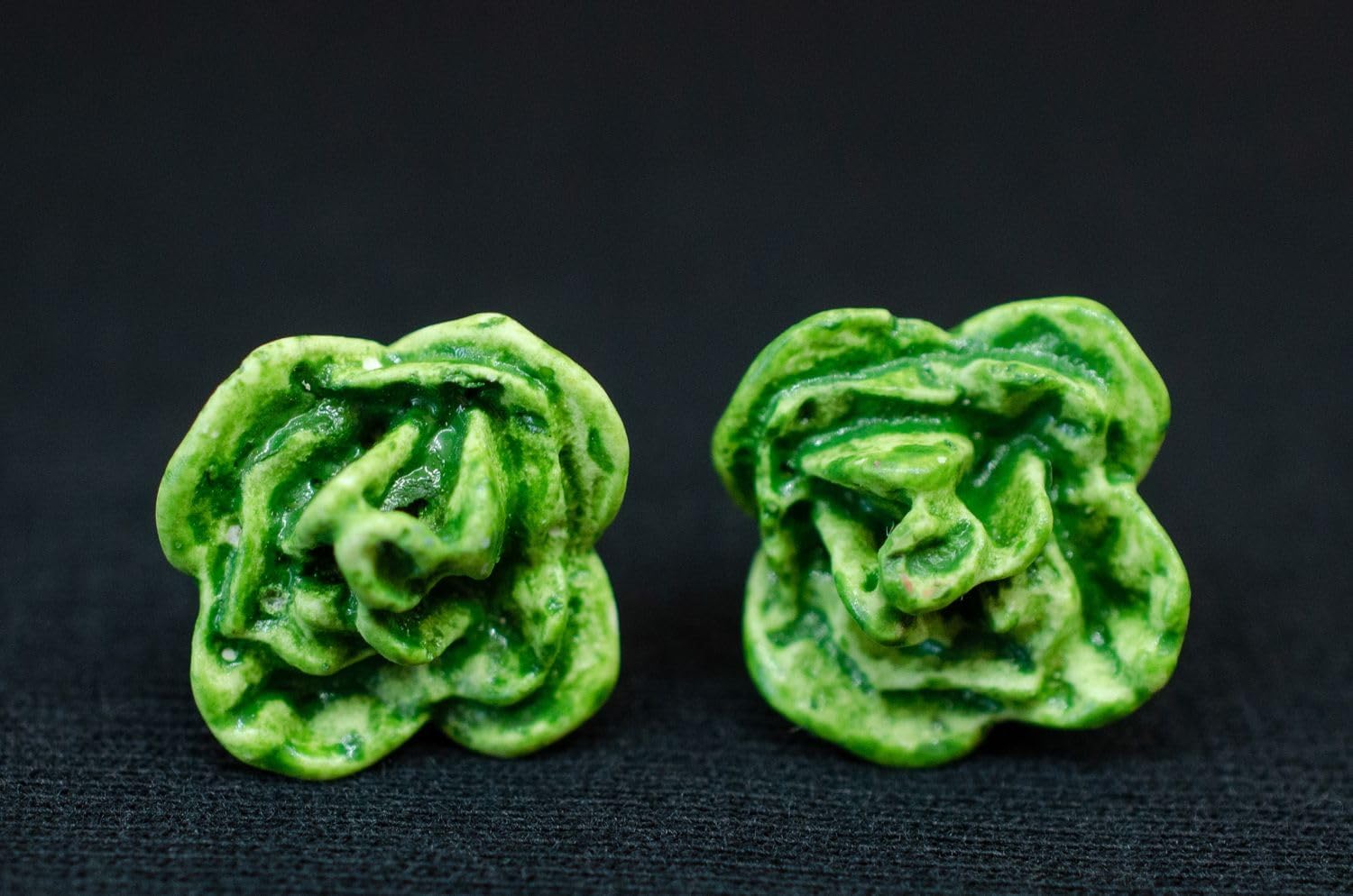 Lettuce Salad Ear Studs Earrings Miniblings Salads Plants Vegetable Greens Green