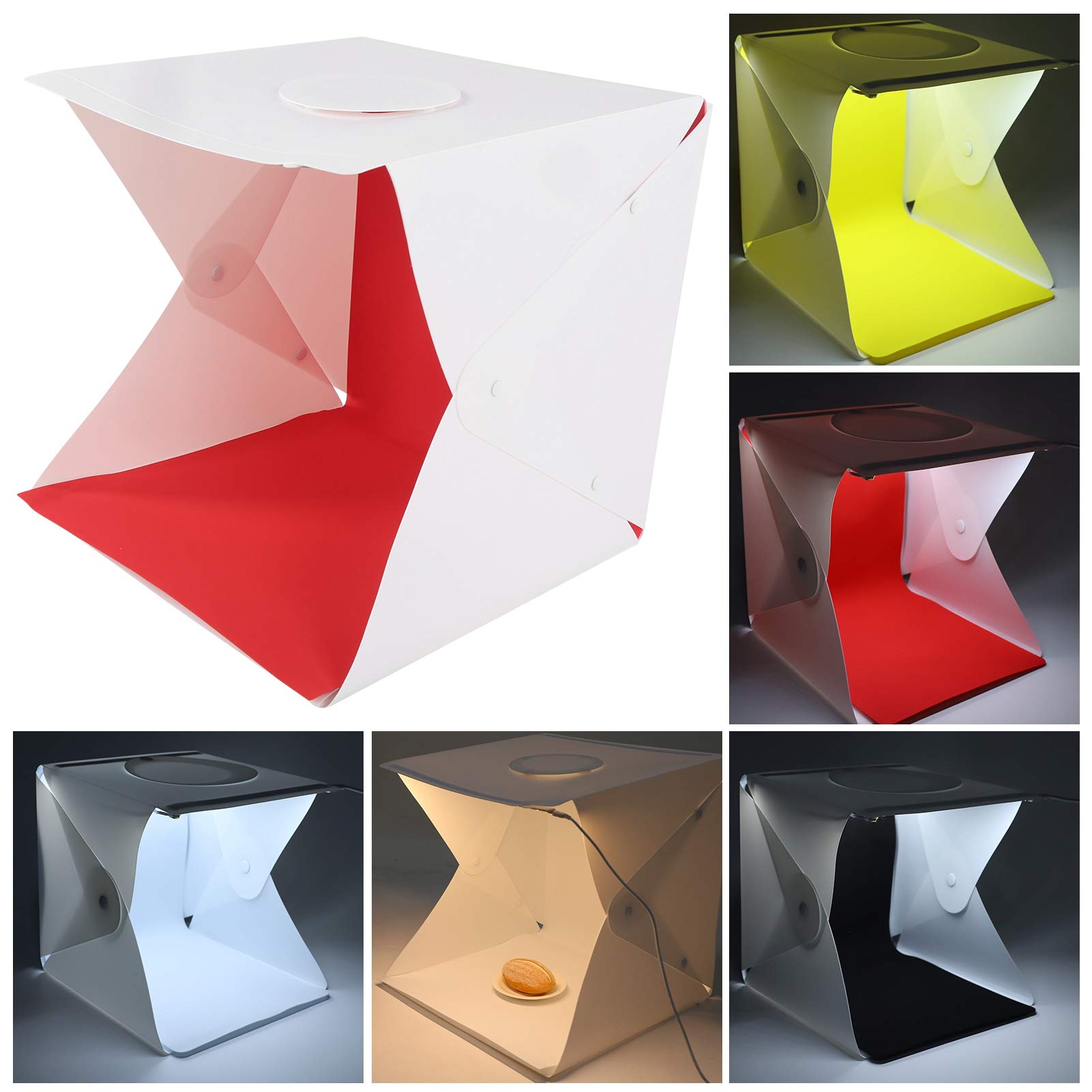 Caja Suave para Fotografía, Caja Portátil para Fotografía con Luz Suave, para Fotografiar Objetos Pequeños y Fotografiar Productos de Joyería