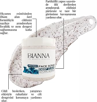 Okyanus Esintisi Yüz Peelingi Nemlendirici & Ferahlatıcı & Yatıştırıcı - 500ml