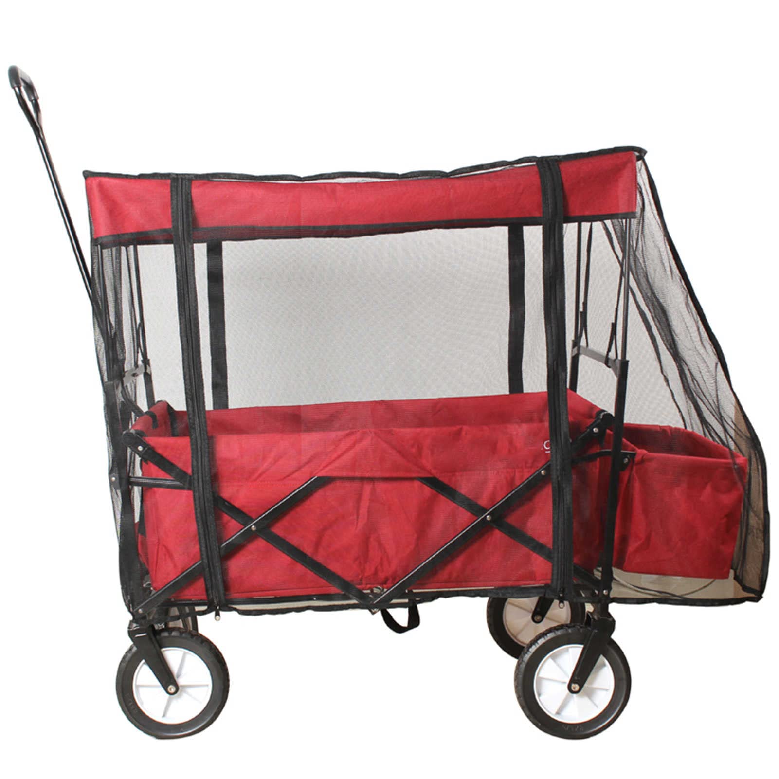 Moskitonetz-Abdeckung für Push-Pull-Wagons – unverzichtbares Trolley-Zubehör, um Insekten fernzuhalten
