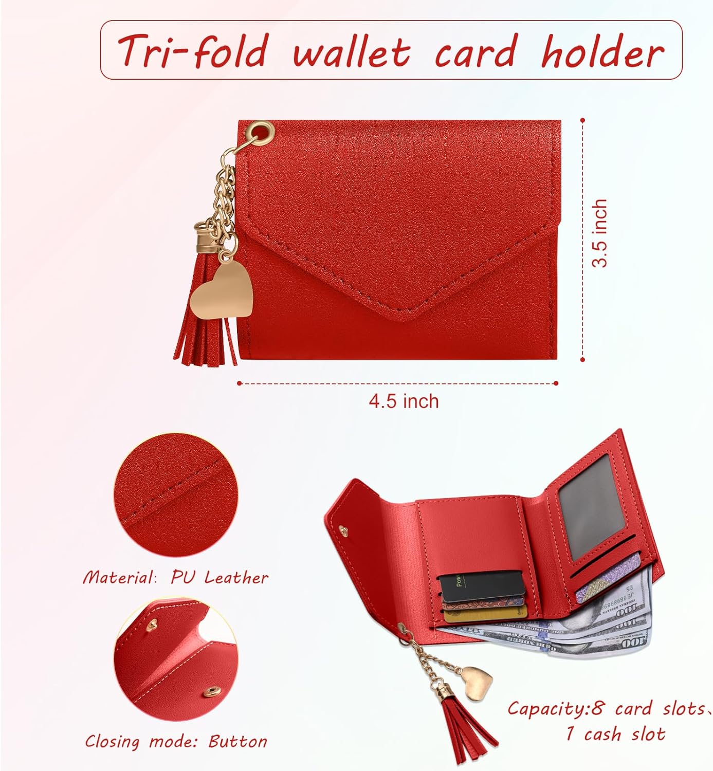 Small Crossbody Bags for Women Girls Trendy Top Handle Satchel Purses with Detachable Acrylic Chain - Image 5