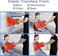 Vista 3 de Correa de Transferencia - Eslinga de Transferencia - Cinturón de Marcha Acolchado - Ayuda de Levantamiento, Estancia en Pie y Movilidad de Pacientes