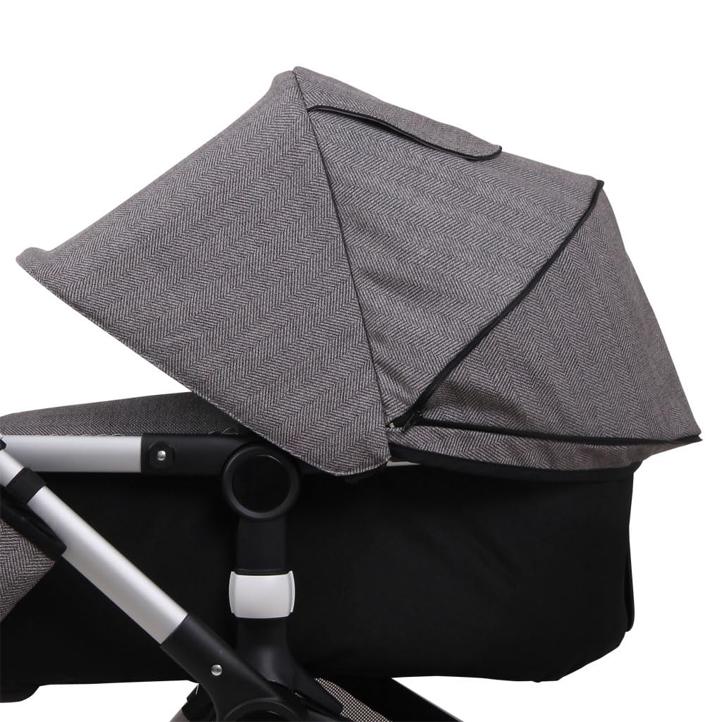 Capota Extensible para Bugaboo Fox 5 GRIS MELANGE -SPIGA- Polar Asfalto