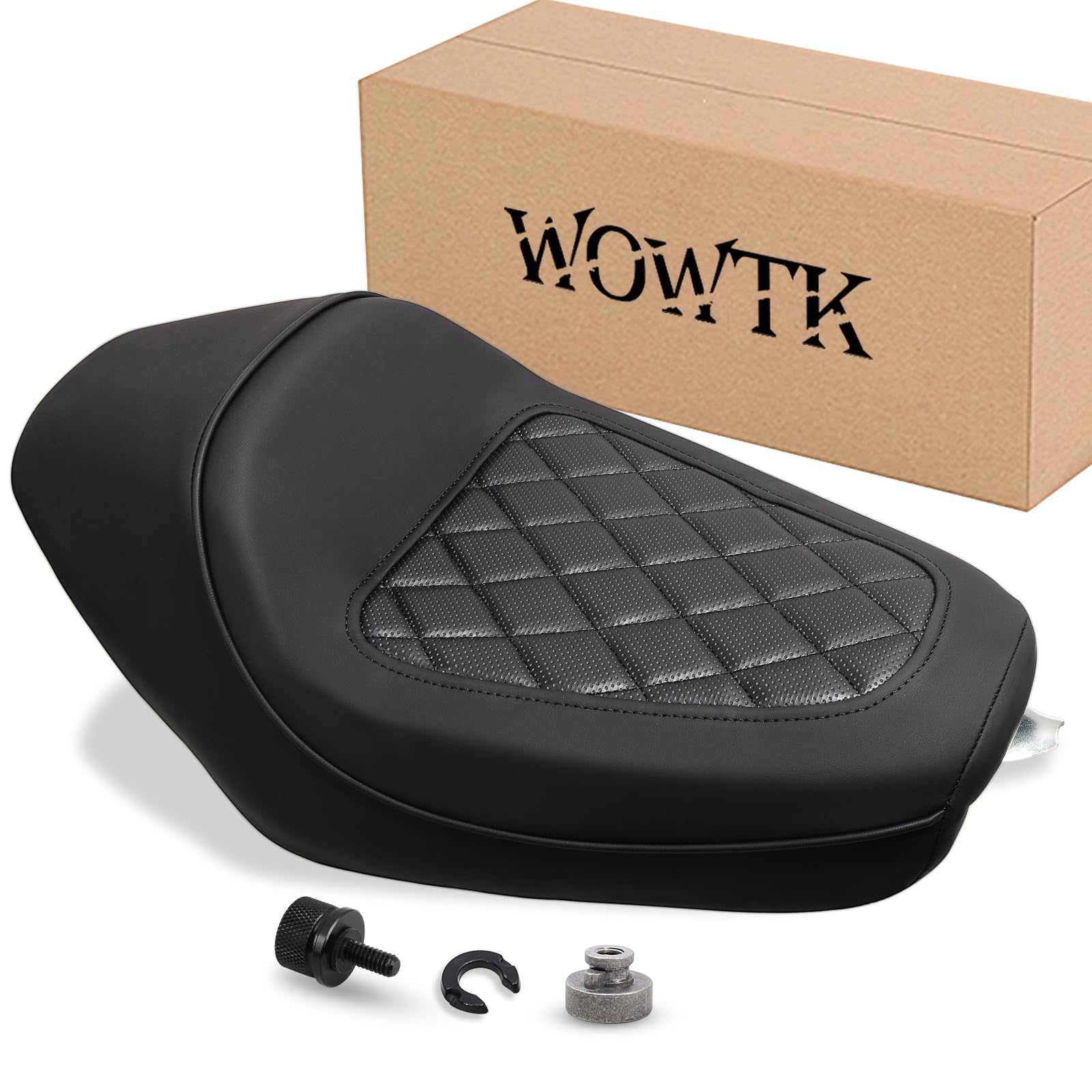 Amazon.co.jp: WOWTK フロントドライバーライダーソロシート 用の