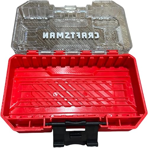 Miniatura 8 de Craftsman Nano Small Versastack - Cajas de almacenamiento de plástico apilables (4 unidades)