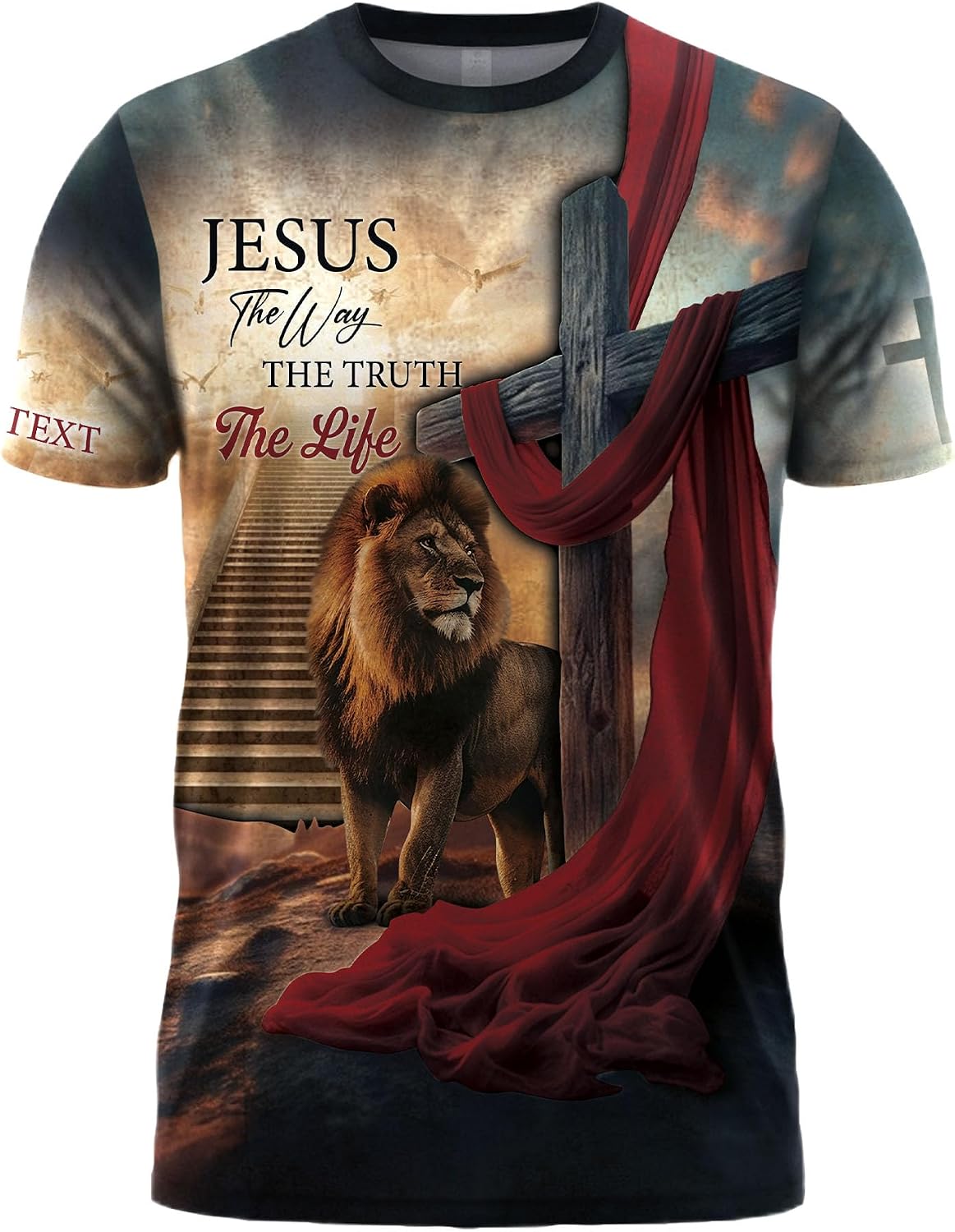 Custom Jesus The Way The Truth and The Life Shirt, Jesus Shirt, Christian Shirts for Men, Religious Shirts for Men
