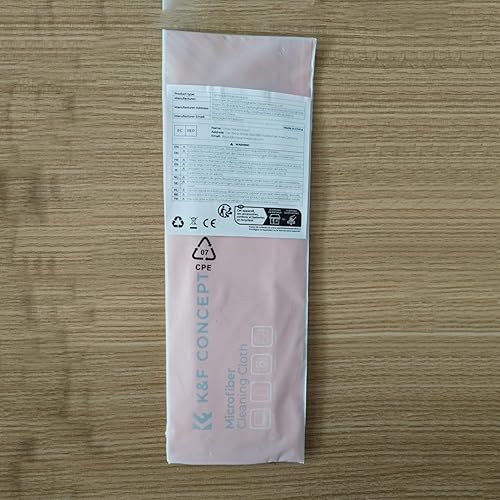Miniatura 8 de K&F Concept Paquete de 6 paños de limpieza de microfibra para lentes, paños limpiadores de lentes envueltos individualmente, toallitas para lentes,