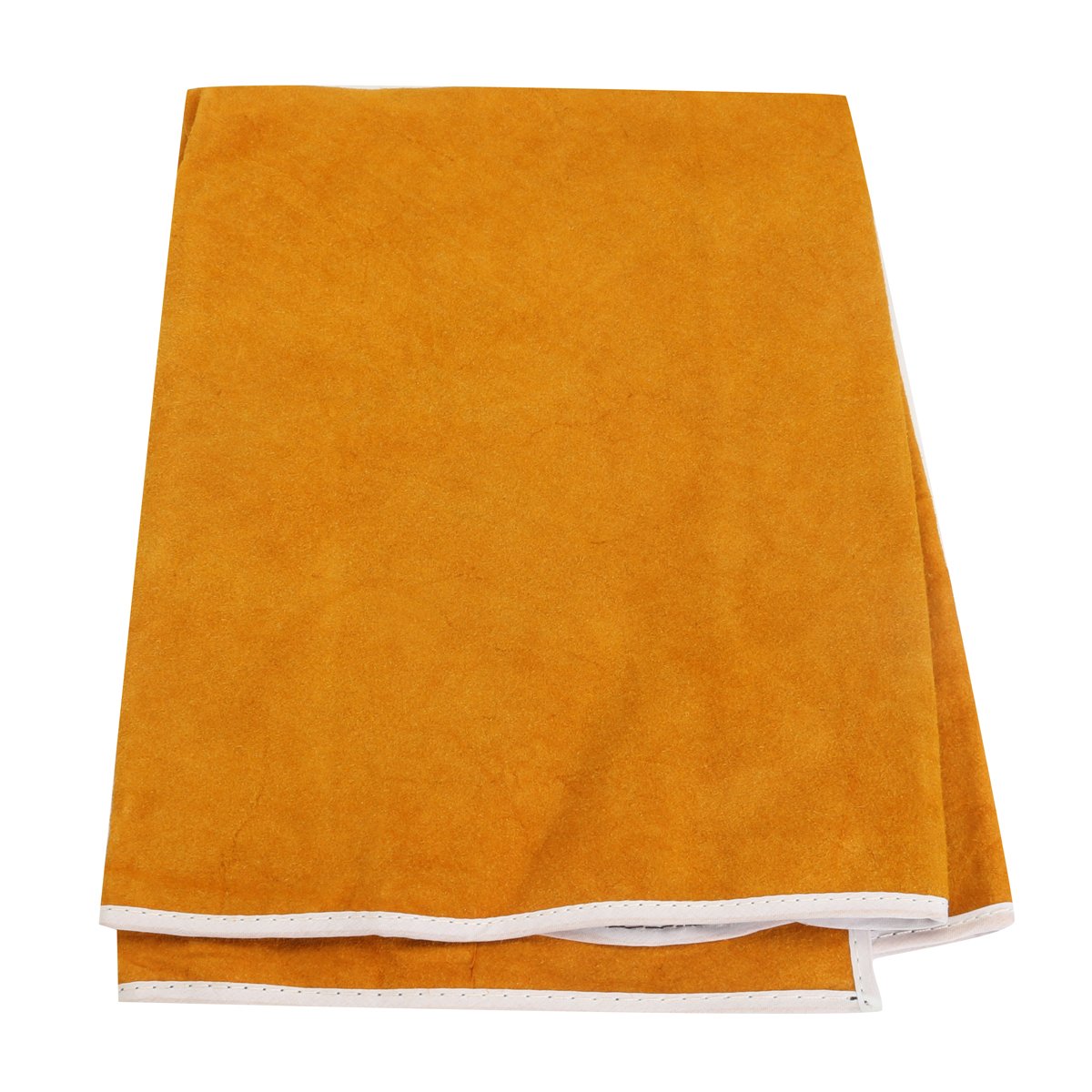 MASUNN Tabliers en Cuir De Vache De Soudure Protection D'Isolation Thermique Soudeurs Forgeron 93X64Cm