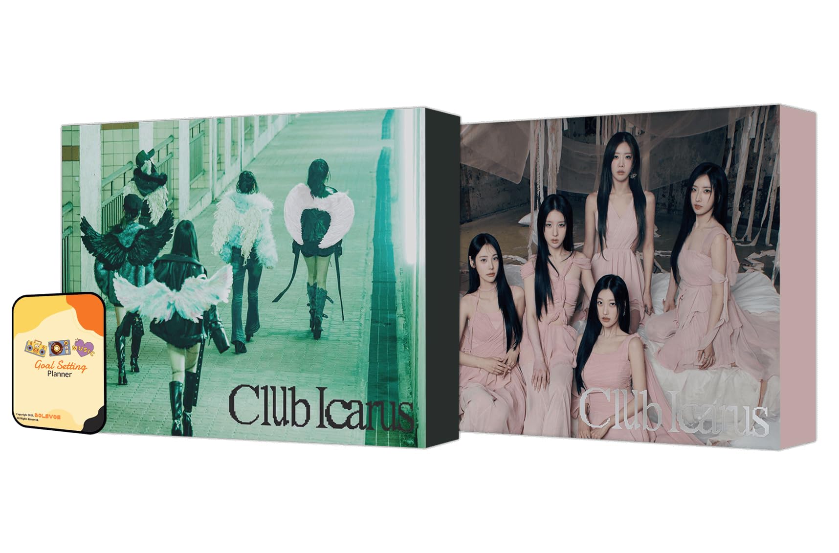 Bolsvos A Ver. + B Ver. Full Set Standard Ver Club Icarus Artms Album [A Ver. + B Ver. Full Set Standard Ver]+Pre Order Benefits+Bolsvos K-Pop Inspired Freebies (1St Mini Album)