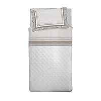 PENSIERI DELICATI Completo Letto 1 Piazza e Mezza, Flanella 100% Cotone Caldo e Morbido