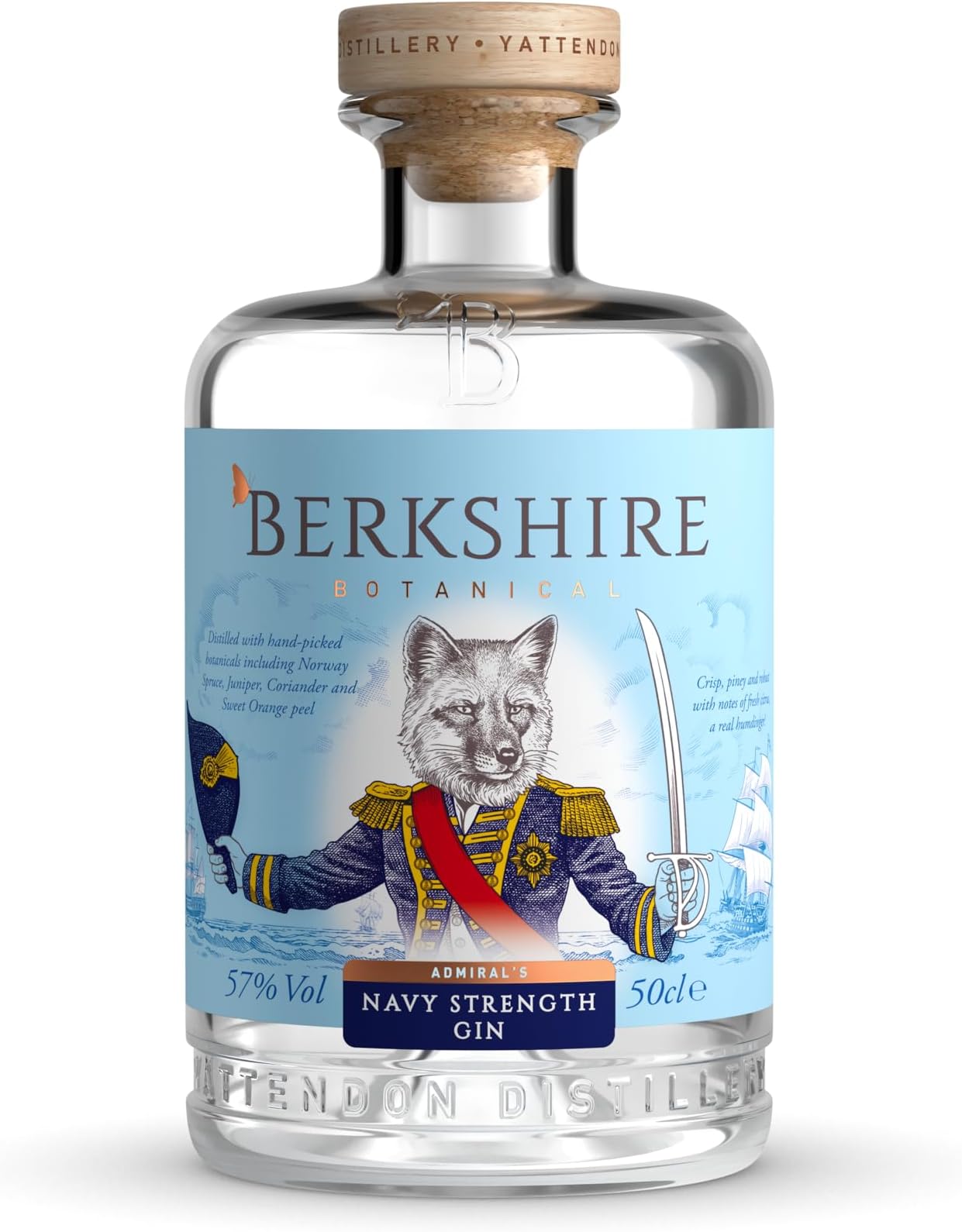 Berkshire BotanicalNavy Strength Gin 50cl