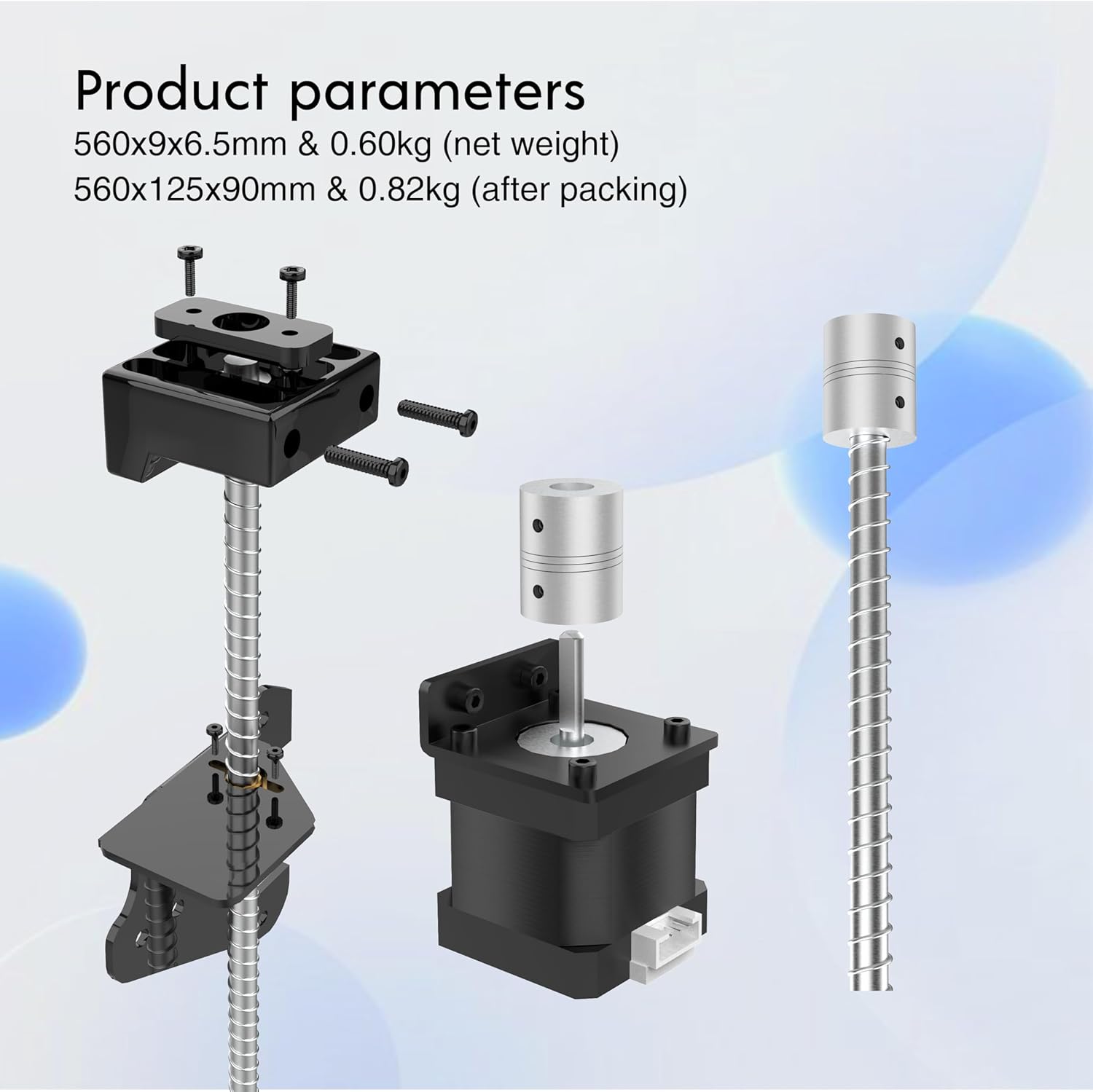 LONGER 3D Official Printer LK5 PRO Dual Z-axis Upgrade Kit with Lead Screw