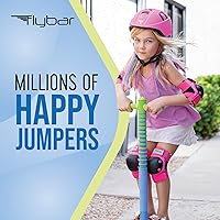 Vista 9 de Flybar Maverick 2.0 Pogo Stick de espuma para niños de 5 años en adelante, 40 a 80 libras, juguetes para niños al aire libre, agarre de goma, por