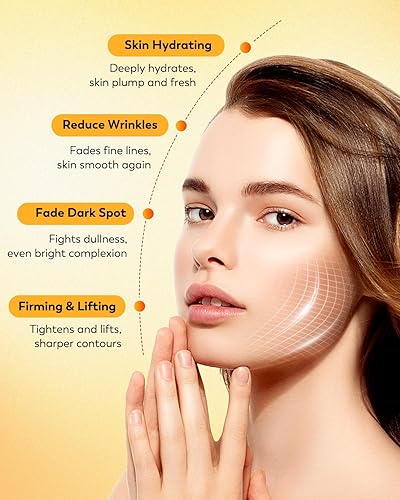 Miniatura 2 de HANYWIL Suero con 20% de súper vitamina C, removedor de manchas oscuras para cara, suero de paquete total de ácido hialurónico, se dirige a las