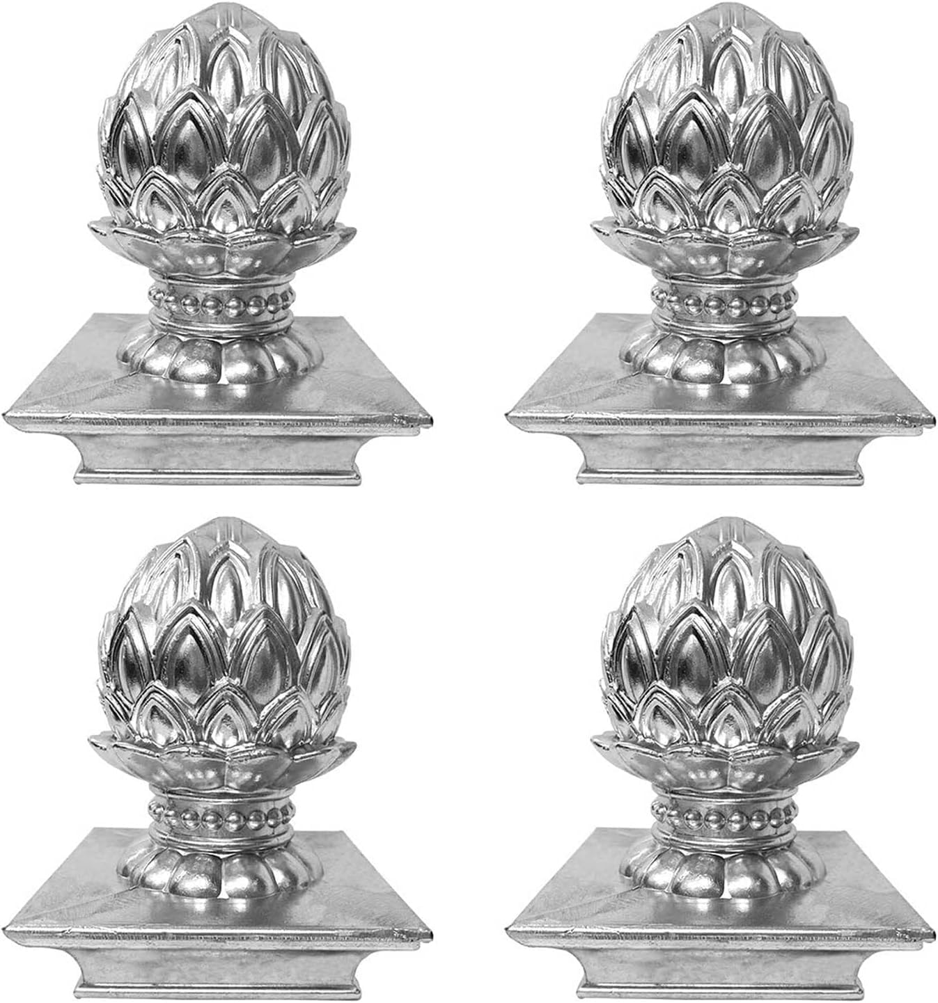 Fence Post Cap Metal Fence Post Cap Fence Post Caps Aluminium Alloy Garden Decking Fence Ball Post Cap Finial