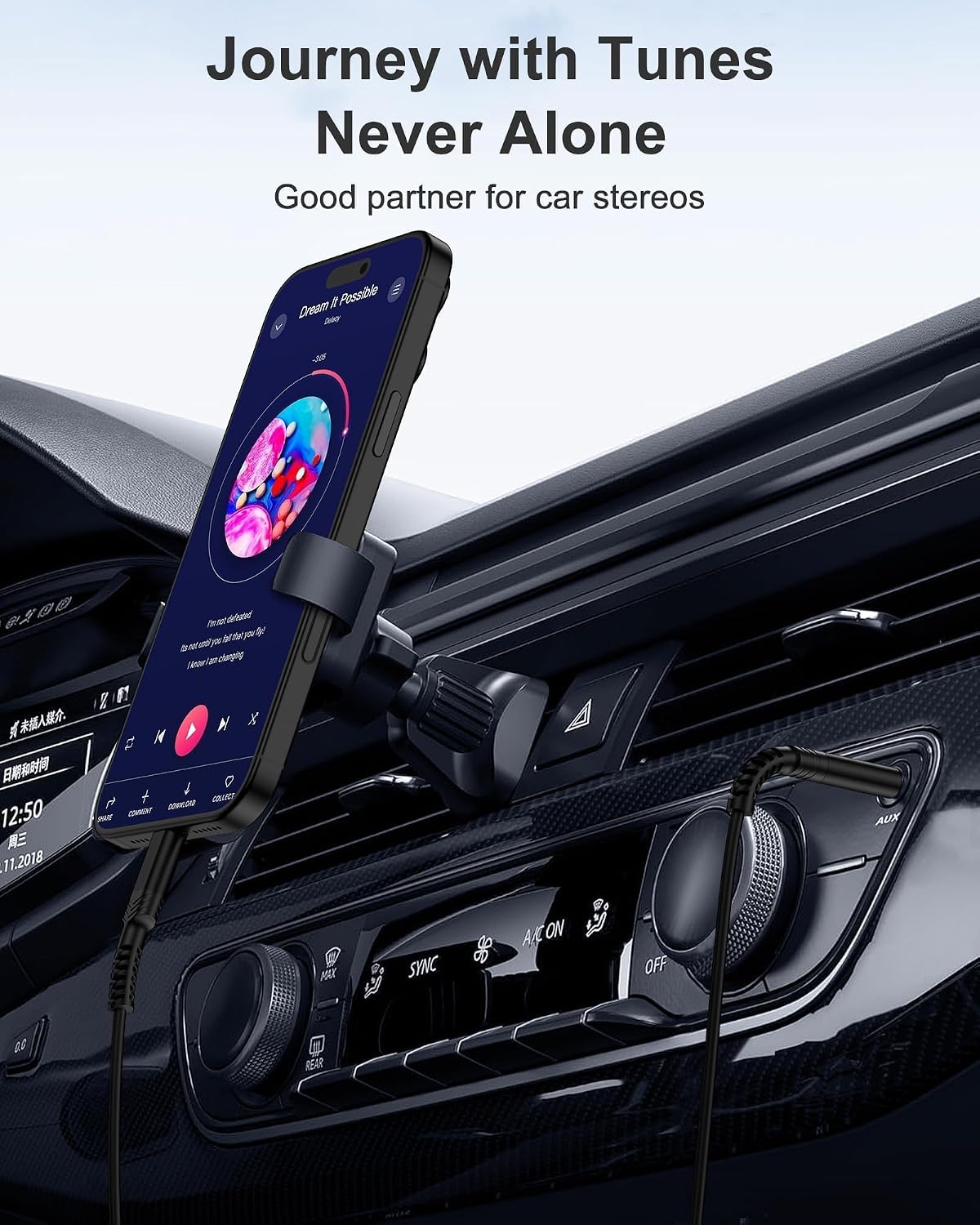 Coiled USB C to 3.5mm Audio Aux Jack Cable for iPhone 17/17e/17Pro/Air/16e/16Pro/15/15Pro Max, 6ft Type C to 3.5mm Headphone Car Stereo Cord Compatible with Android Samsung S26, MacBook, Google Pixel