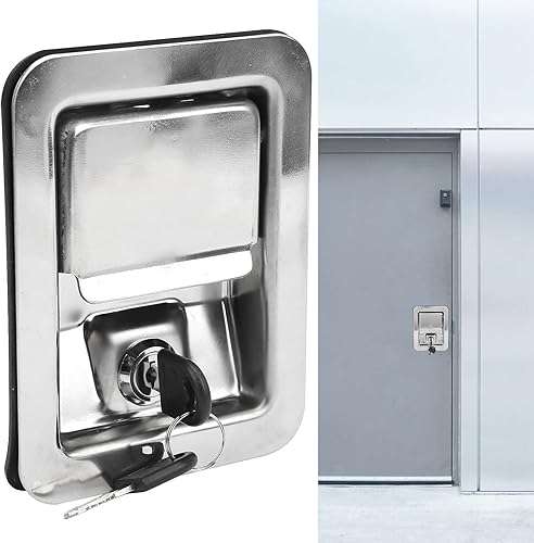 ViaGasaFamido Pestillo de paleta, caja de herramientas, bloqueo de panel de pala, reemplazo de un solo punto, pestillo de acero inoxidable, kit de ViaGasaFamido Pestillo de paleta, caja de herramientas, bloqueo de panel de pala, reemplazo de un solo punto, pestillo de acero inoxidable, kit de