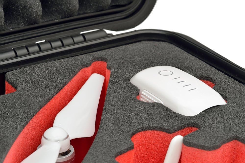 HPRC Hard Case for DJI Phantom 4, Pro and Pro+, Black (HPRC2700WPHA4)