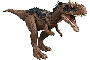 Mattel Jurassic World Dominion Roar Strikers Rajasaurus Dinosaur Action Figure
