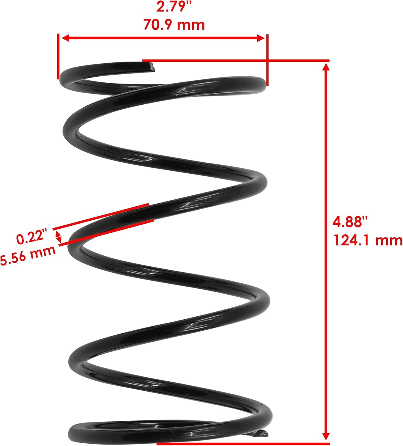 Caltric Secondary Clutch Spring Compression Compatible with Polaris RZR S 800 2010-2014