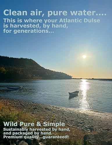 Miniatura 4 de Organic Atlantic Dulse Flakes 4 oz  80 porciones  Certificado orgánico  Wild Pure & Simple  Wild Harvest Canadian  Flakes Soft Flakes  Yodo