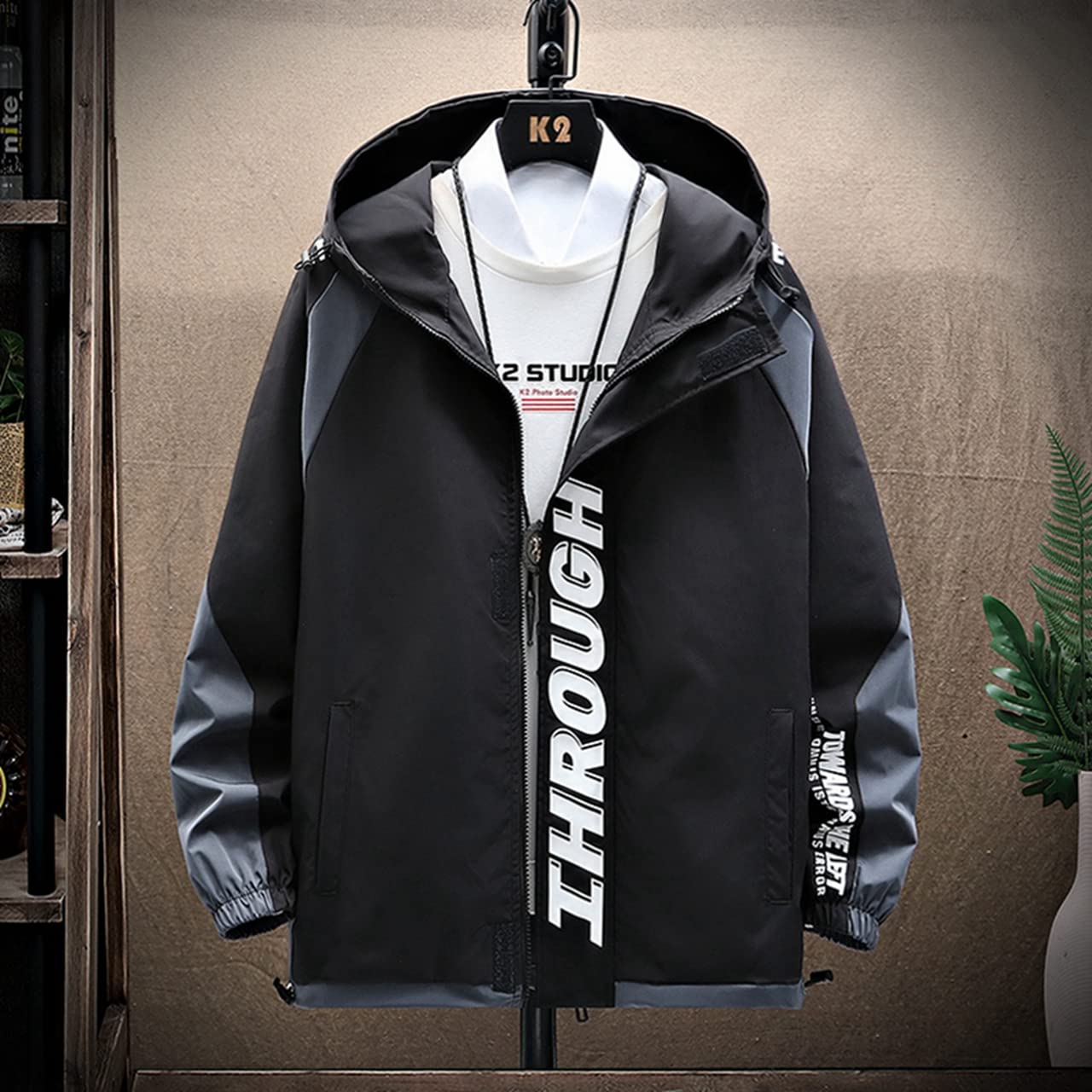 Amazon.co.jp: 原神 鍾離 パーカー 印象風 ジャケット服 秋冬 厚手
