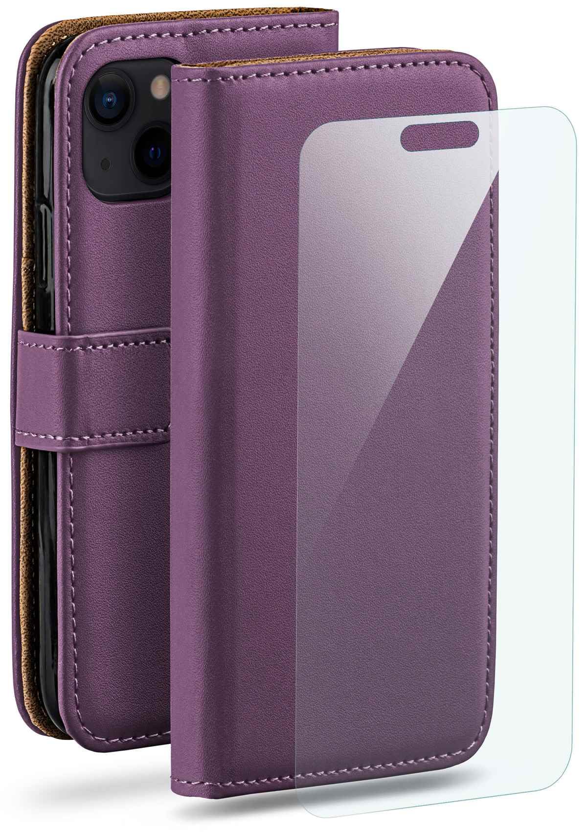 Housse iPhone 15 Plus protection intégrale violette avec support vidéo et range-carte - 8